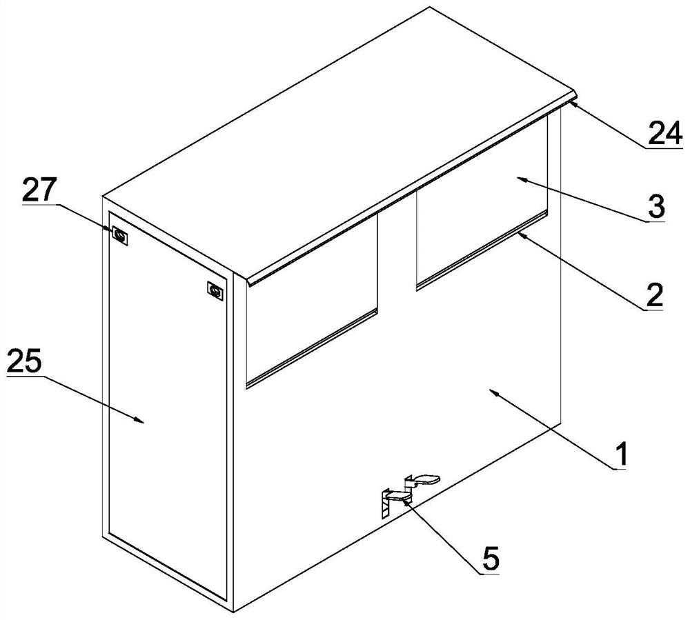 Side opening type material loading device capable of compressing materials and improving loading capacity