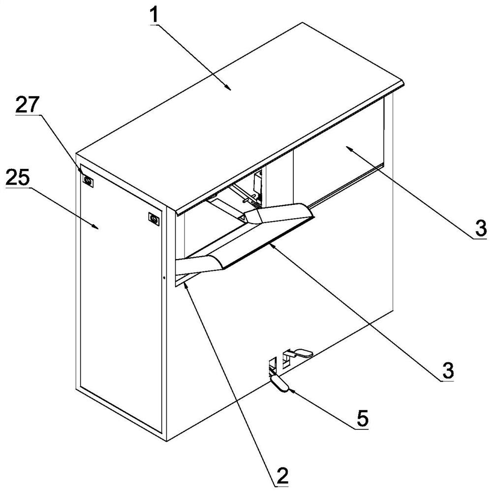 Side opening type material loading device capable of compressing materials and improving loading capacity