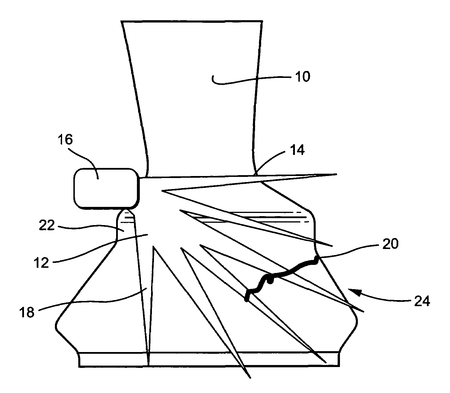 Method of ultrasonically inspecting airfoils