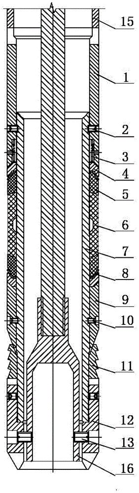 Bridge plug with large drift diameter and setting method of bridge plug