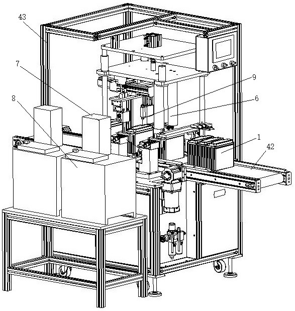 Battery pole gluing method and battery pole gluing mechanism