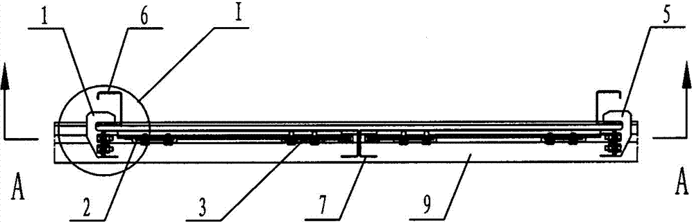 Elevator landing door combination mounting anti-off device