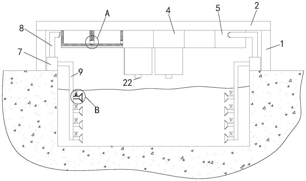 Purification device for river aquatic ecological restoration