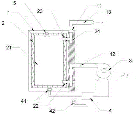 Water-cooling fire exit door structure