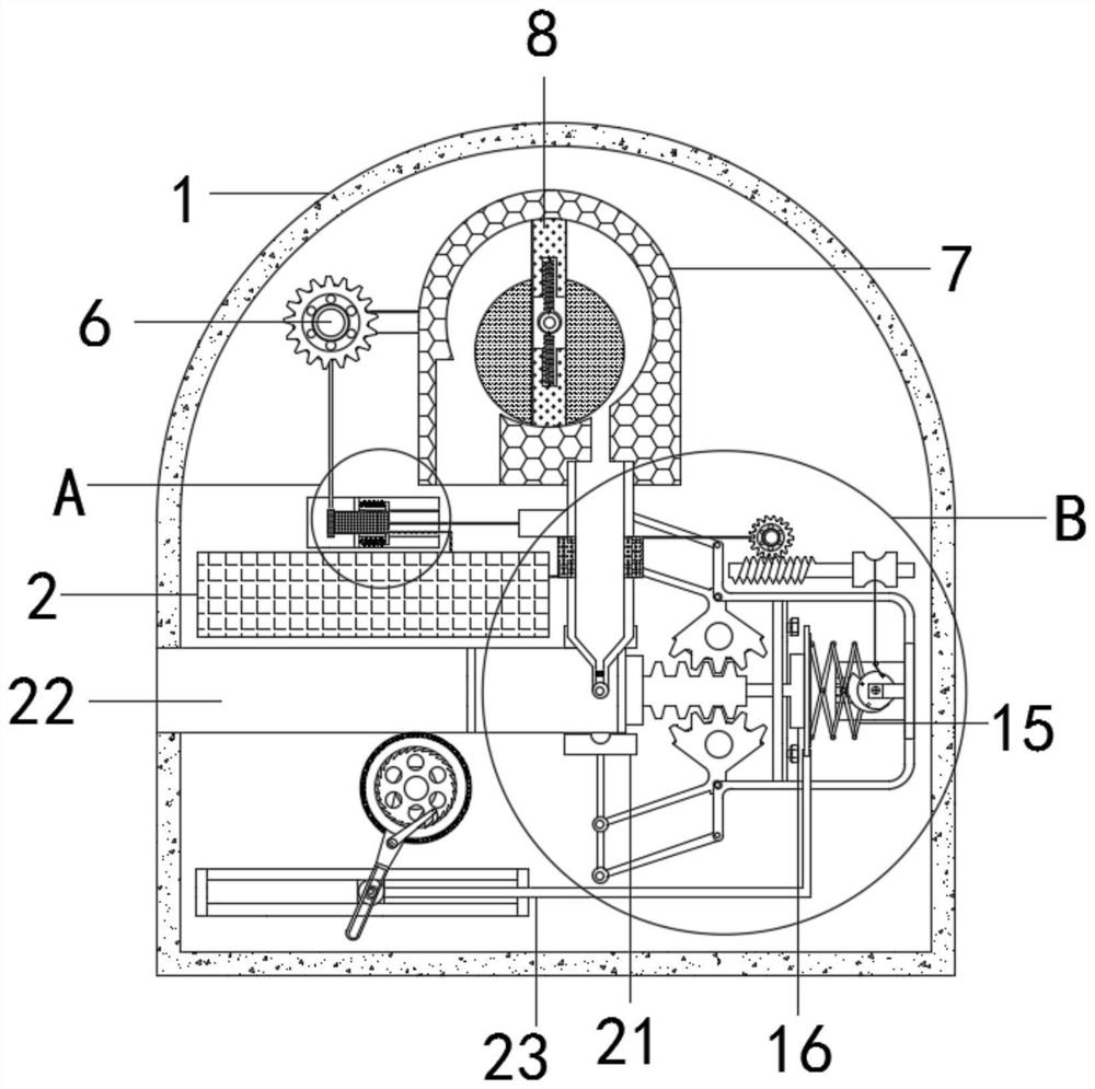 Food vacuum packaging device capable of improving automation degree