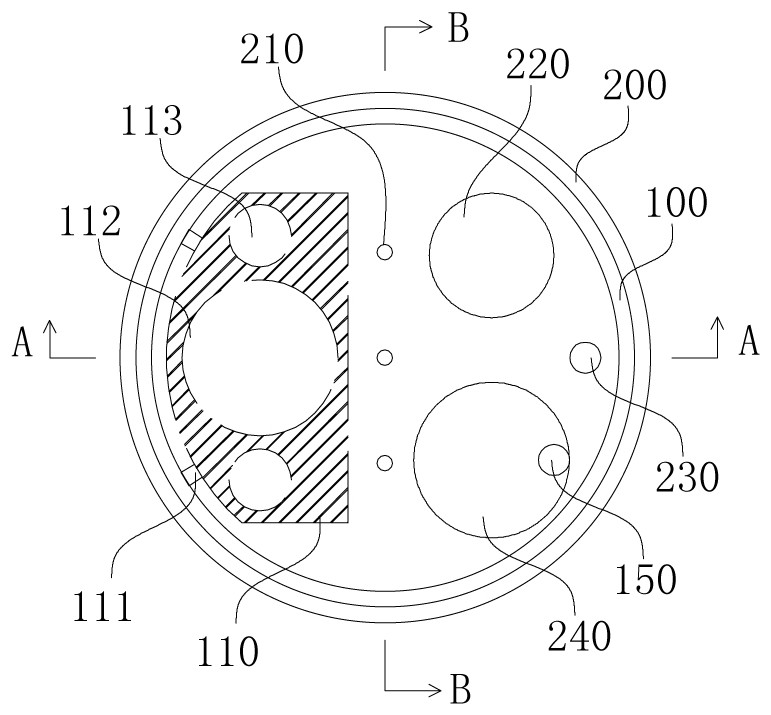 Visual high polymer grouting construction process for treating leakage of earth and rockfill dam