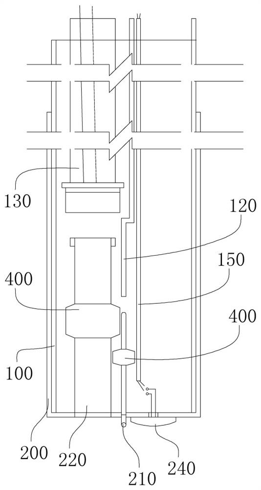 Visual high polymer grouting construction process for treating leakage of earth and rockfill dam