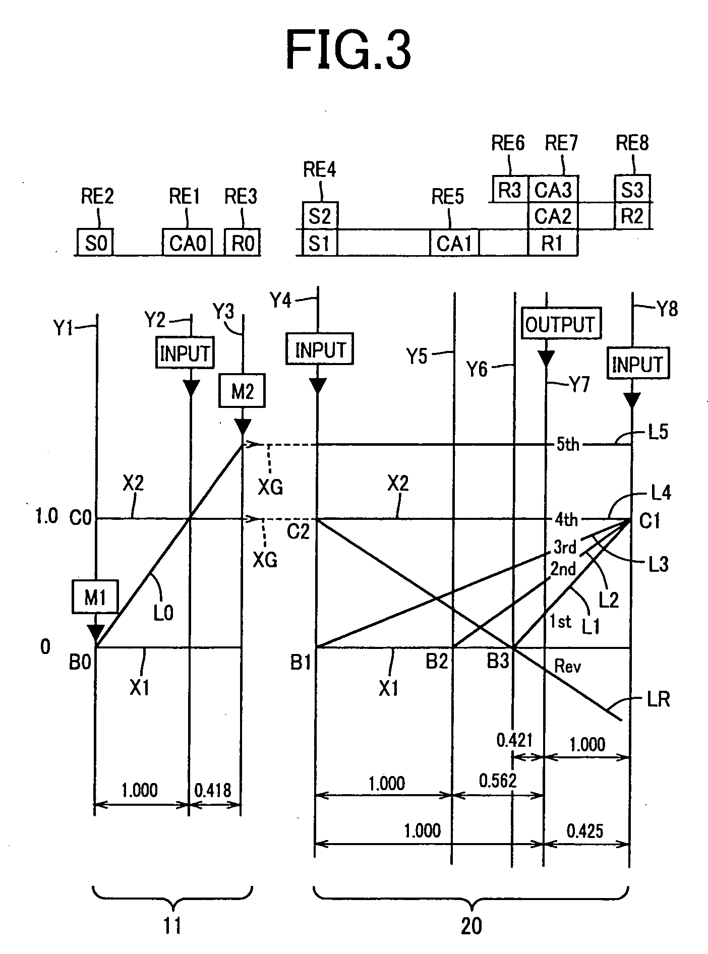 Control device for hybrid vehicle drive apparatus