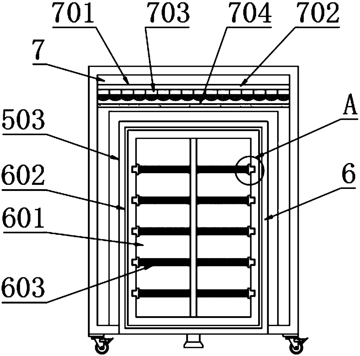 Multifunctional household tableware disinfection cabinet