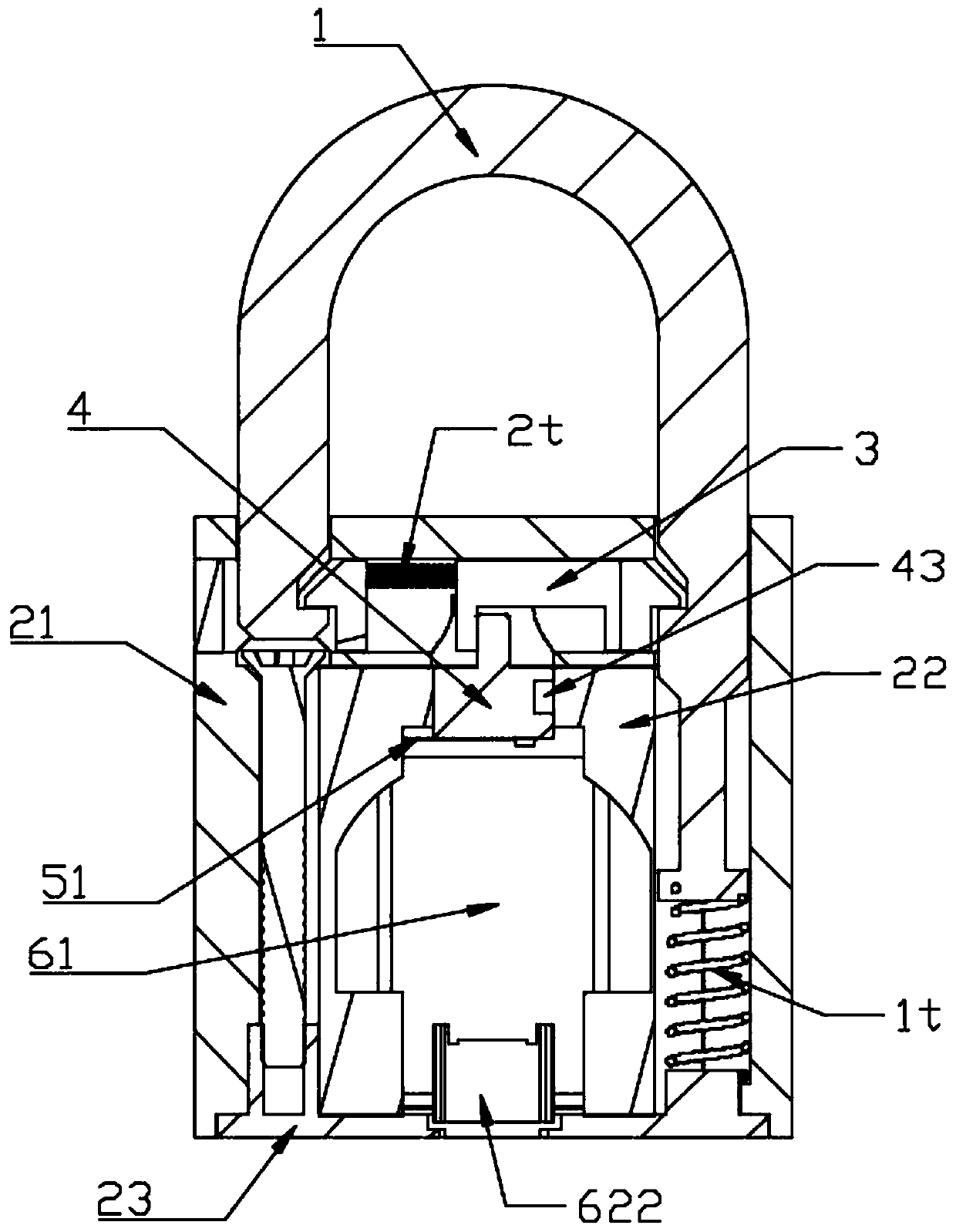 Intelligent padlock capable of being unlocked and driven by memory metal wire