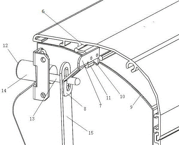 Medical material box with locking mechanism