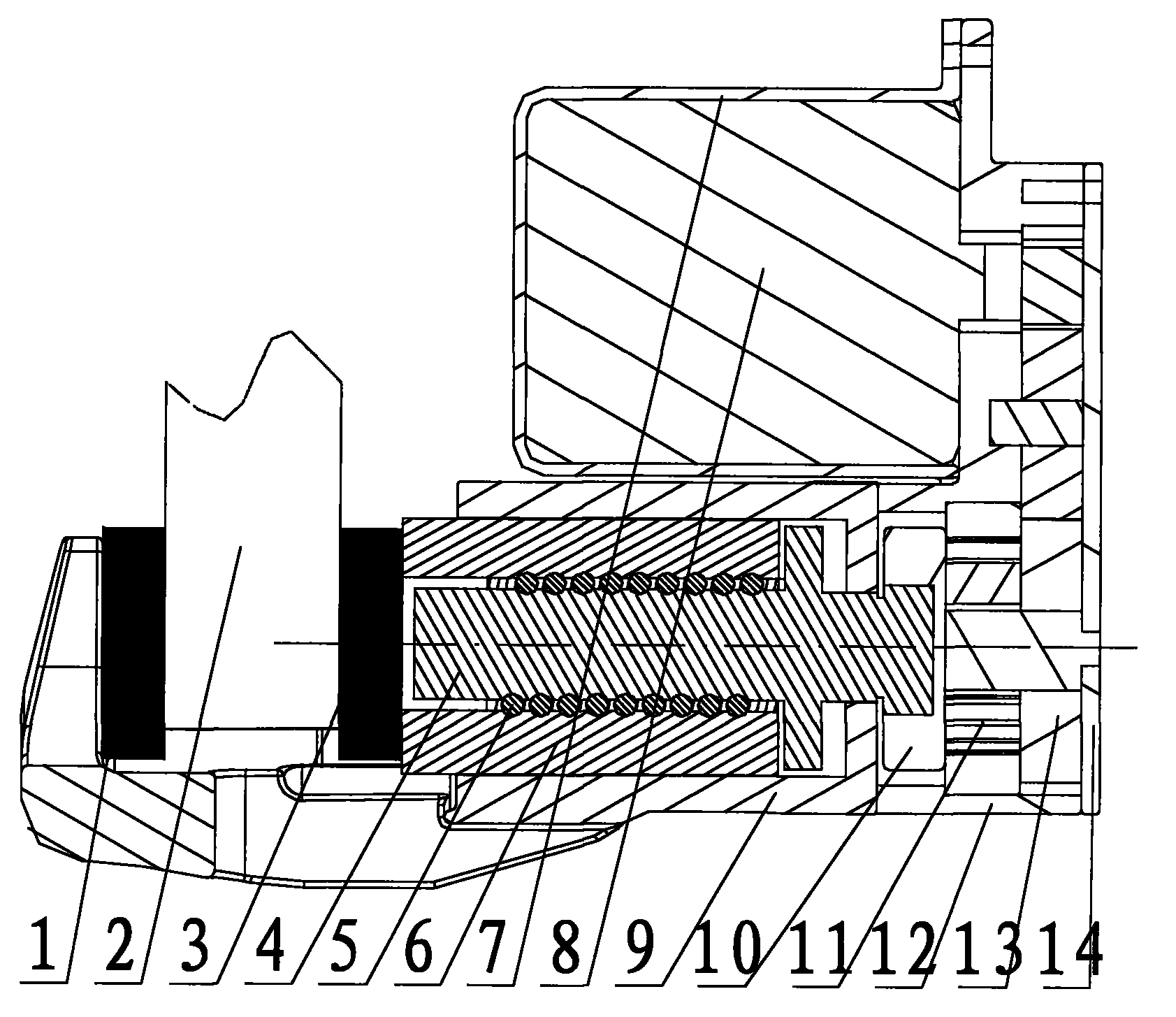 Electronic mechanical braking device