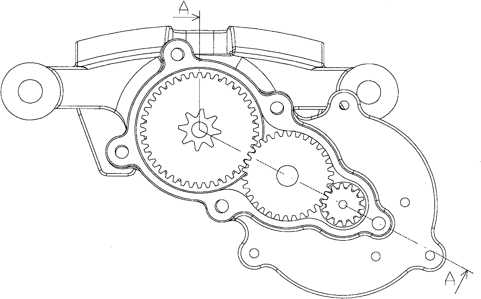 Electronic mechanical braking device