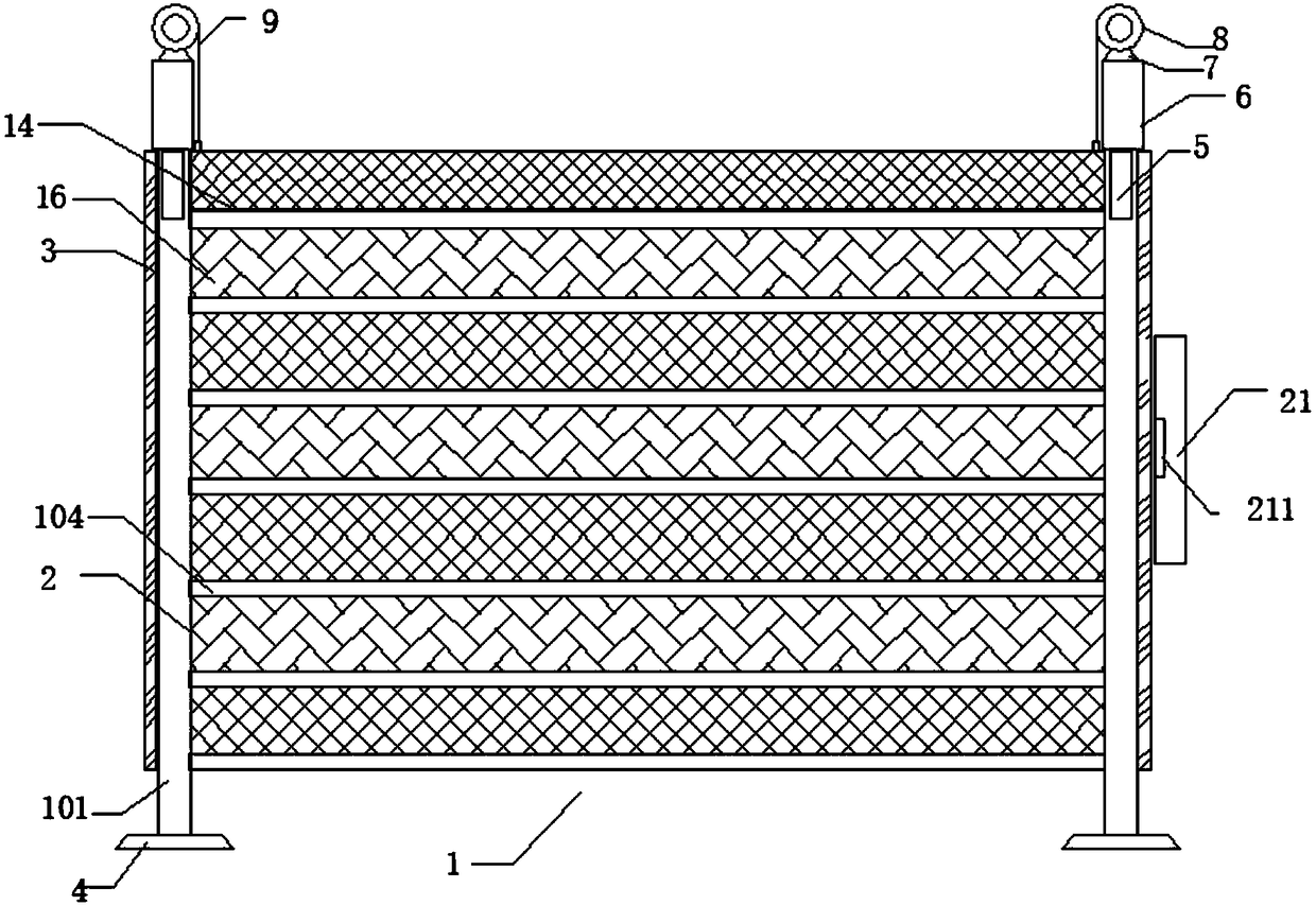 Automatic delivery express shelf for modern logistics