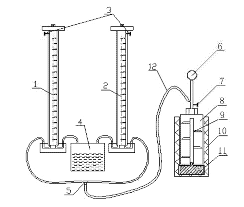 Apparatus and method for rapid determination of parameters of residual gas on mining working face of underground coal mine