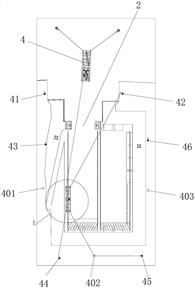 Construction method for floating transportation undocking installation of dock gate