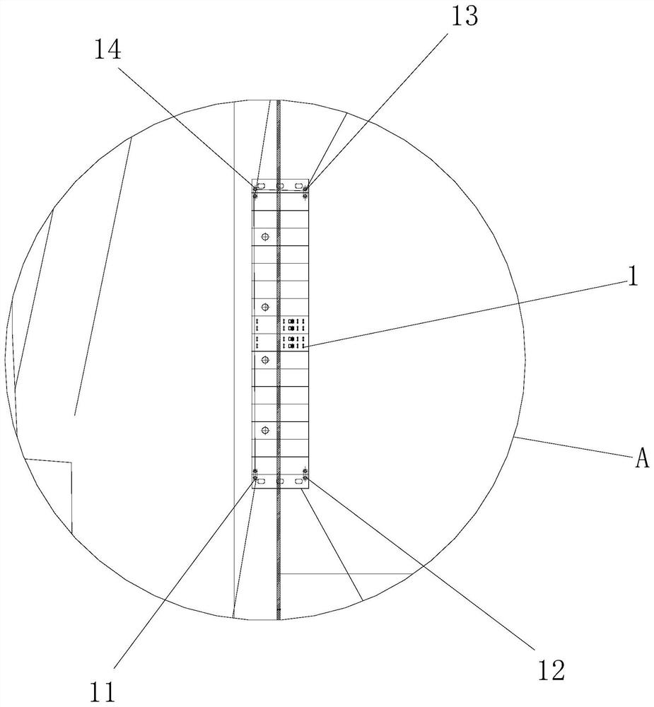 Construction method for floating transportation undocking installation of dock gate