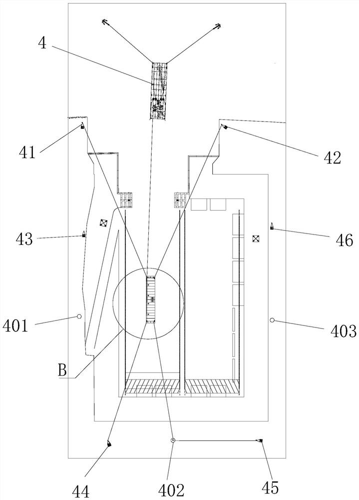 Construction method for floating transportation undocking installation of dock gate