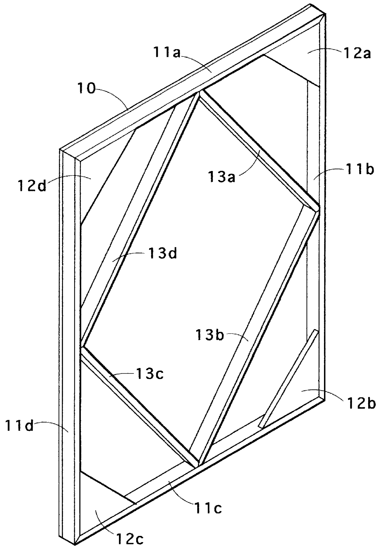 Braced art surface