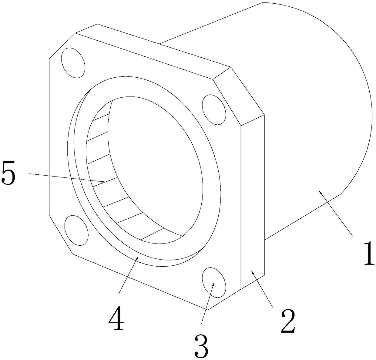 Pipeline flange joint device for petroleum refining