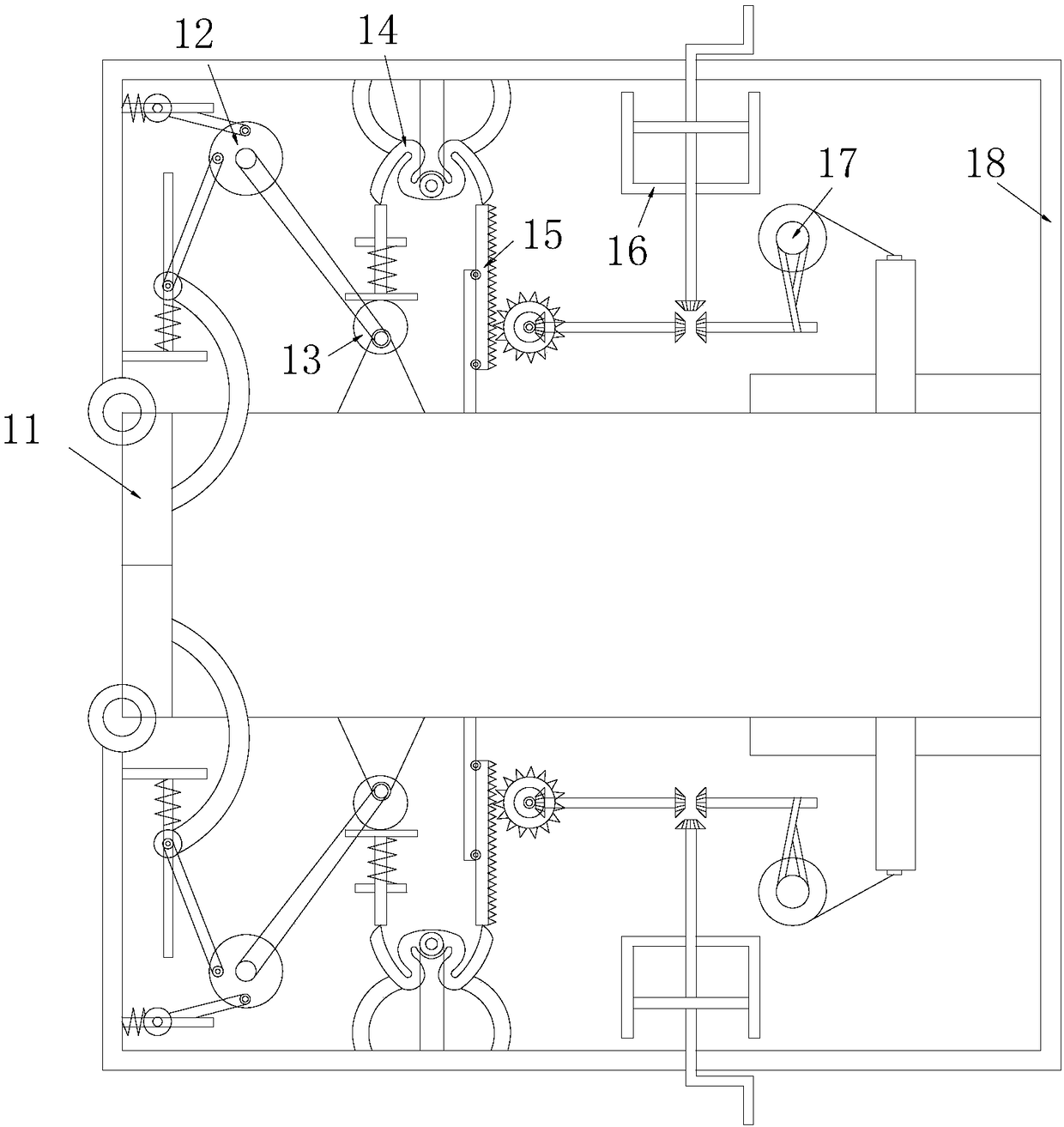 Pipeline flange joint device for petroleum refining