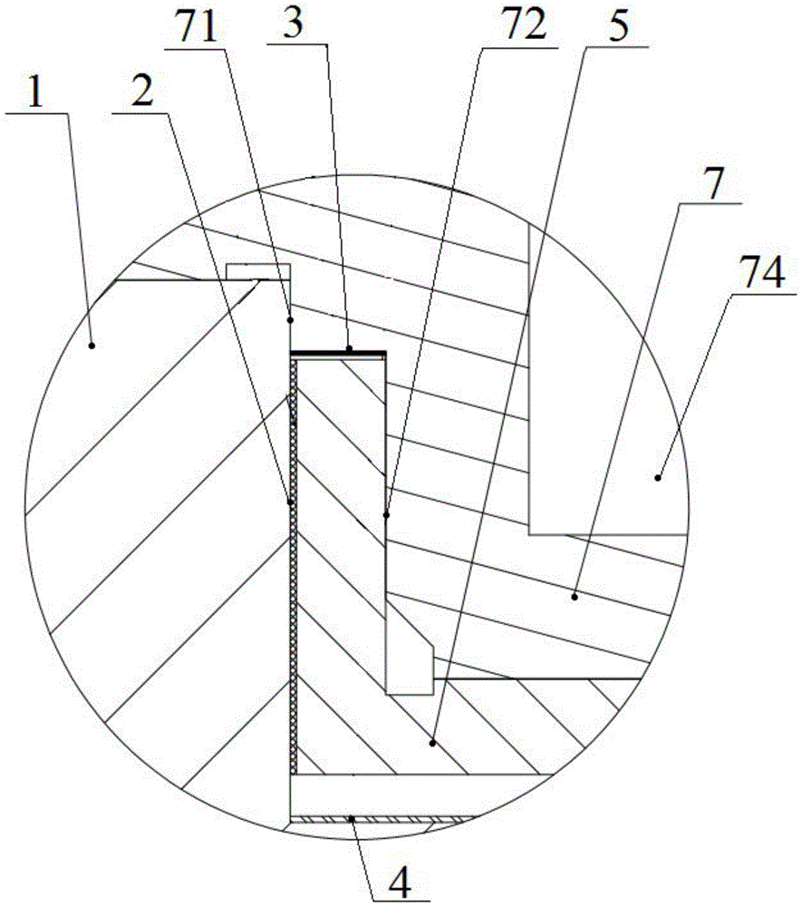 Gluing method for double seams of space mirrors