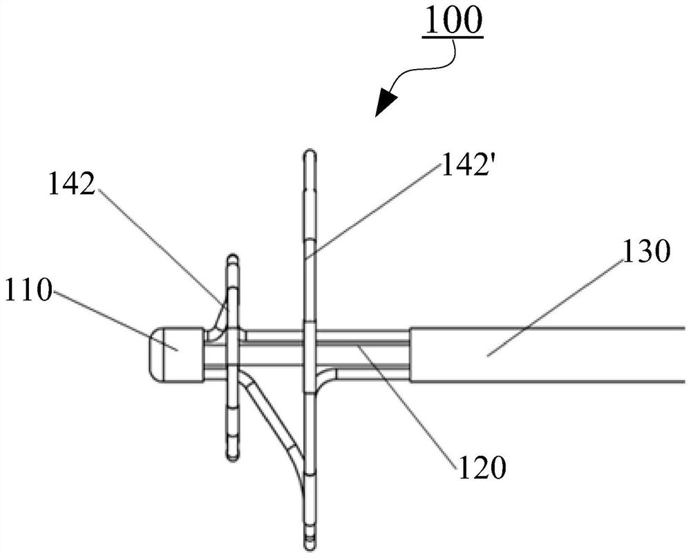 Double-loop electrode catheter and ablation device comprising same