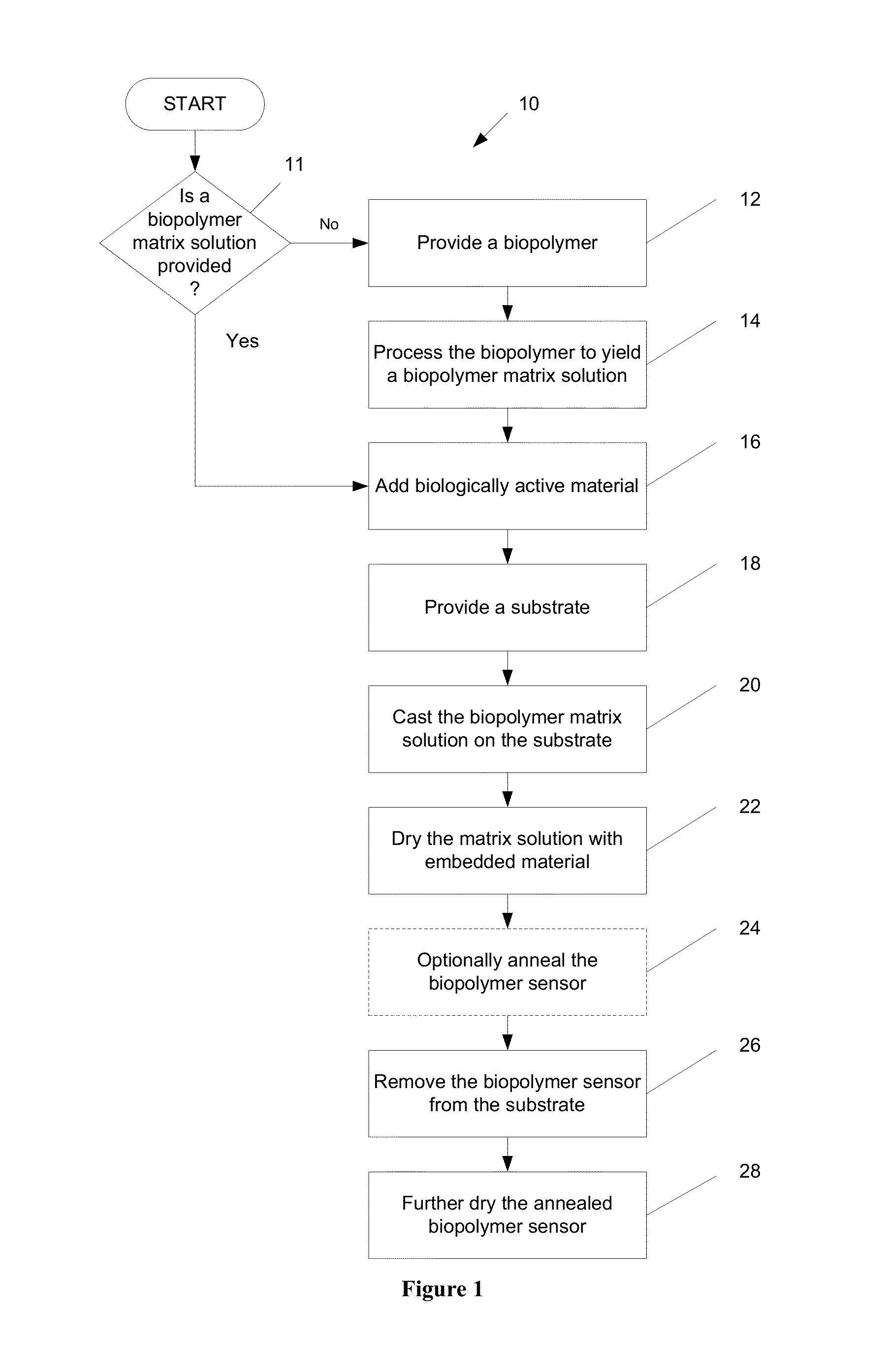 Biopolymer sensor and method of manufacturing the same