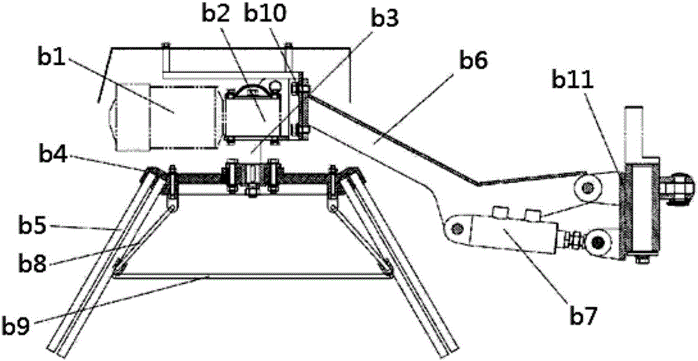 Road sweeper and sweeping device thereof