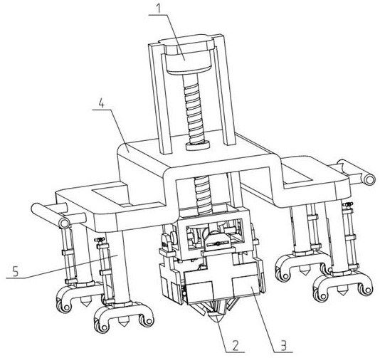 Building construction foundation drilling equipment