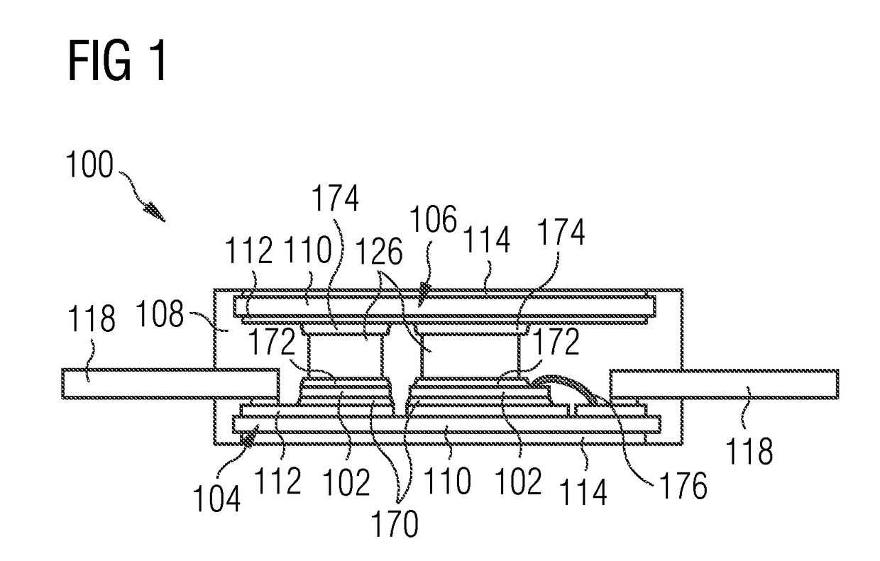 Package with interconnections having different melting temperatures