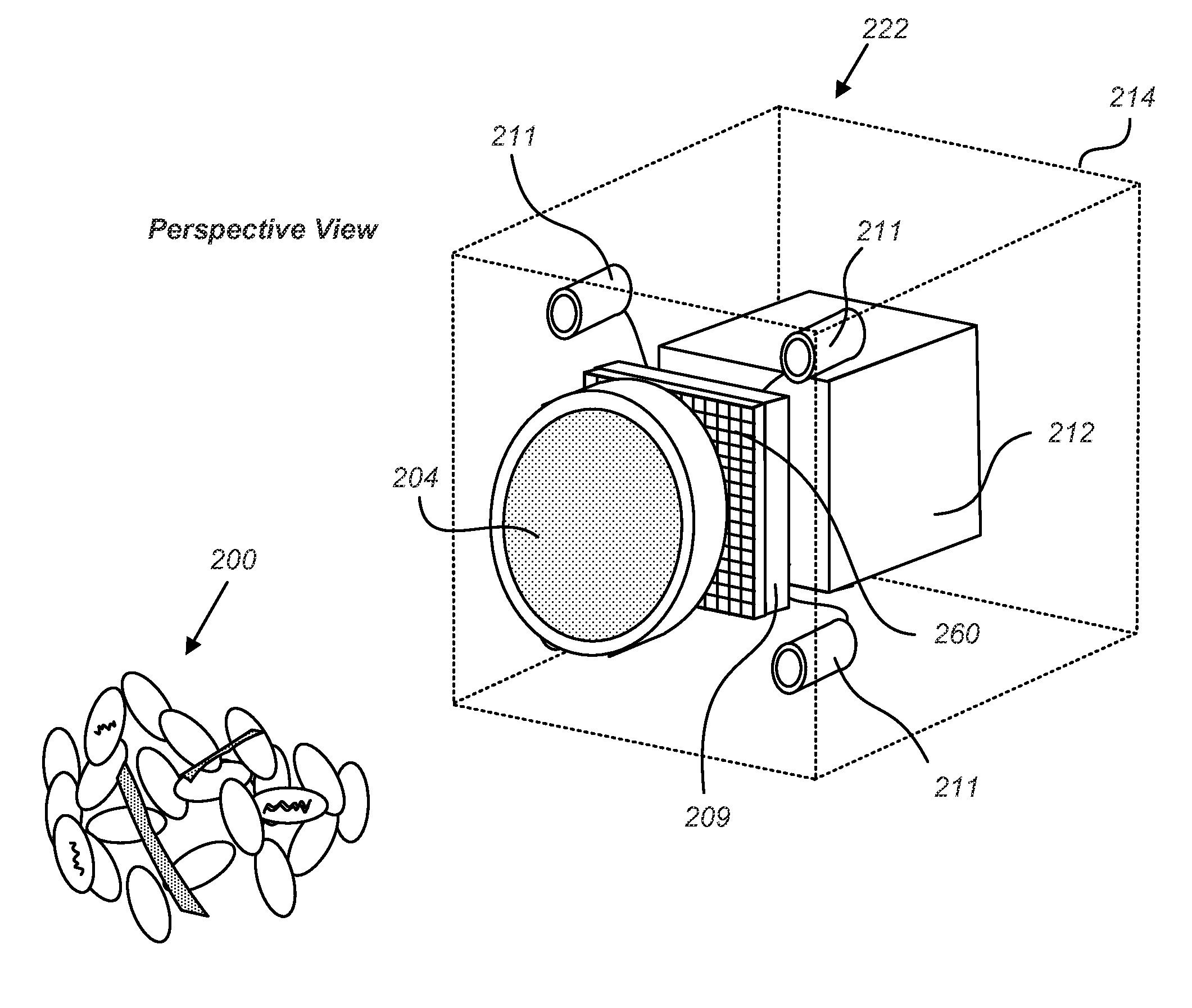 Acoustic material flow sensor