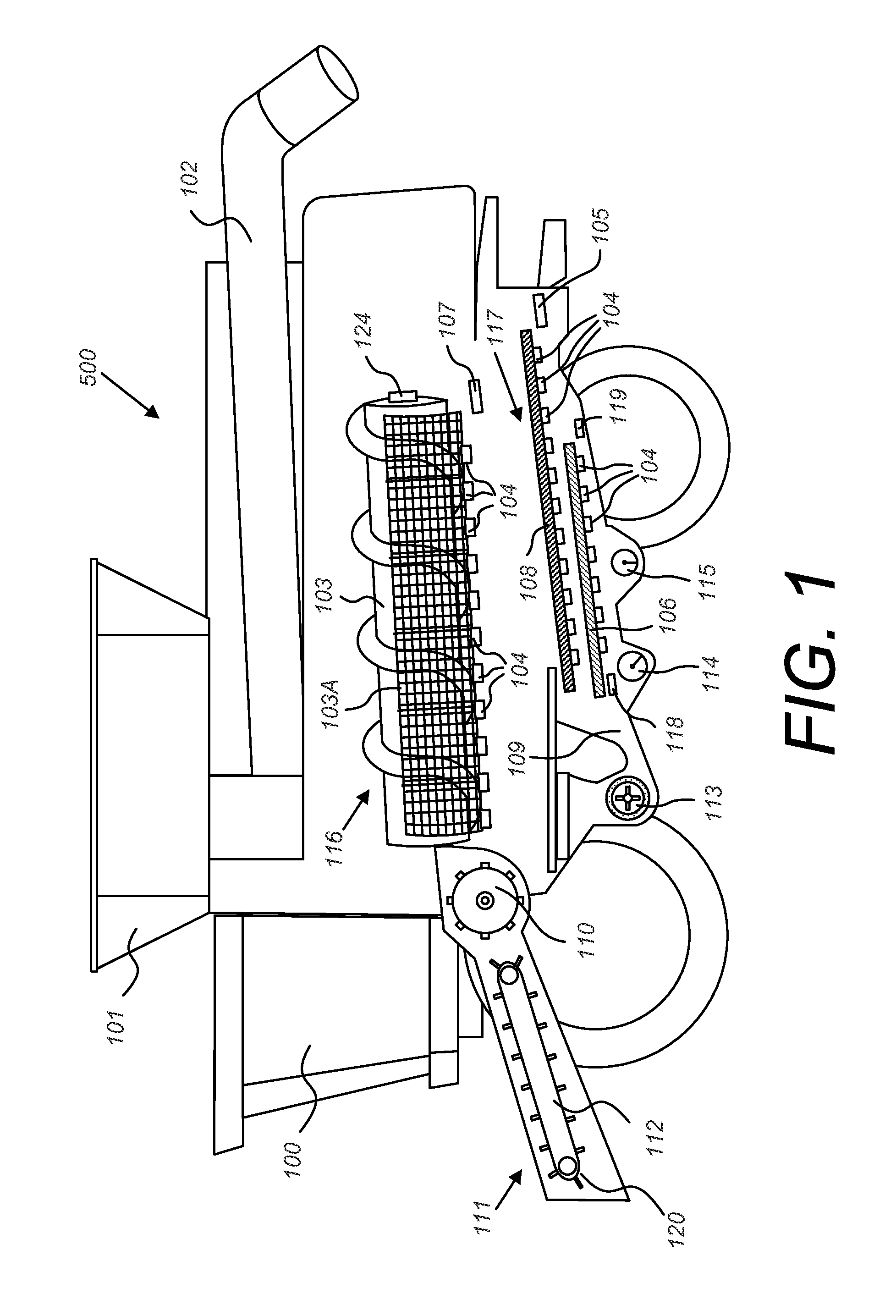 Acoustic material flow sensor