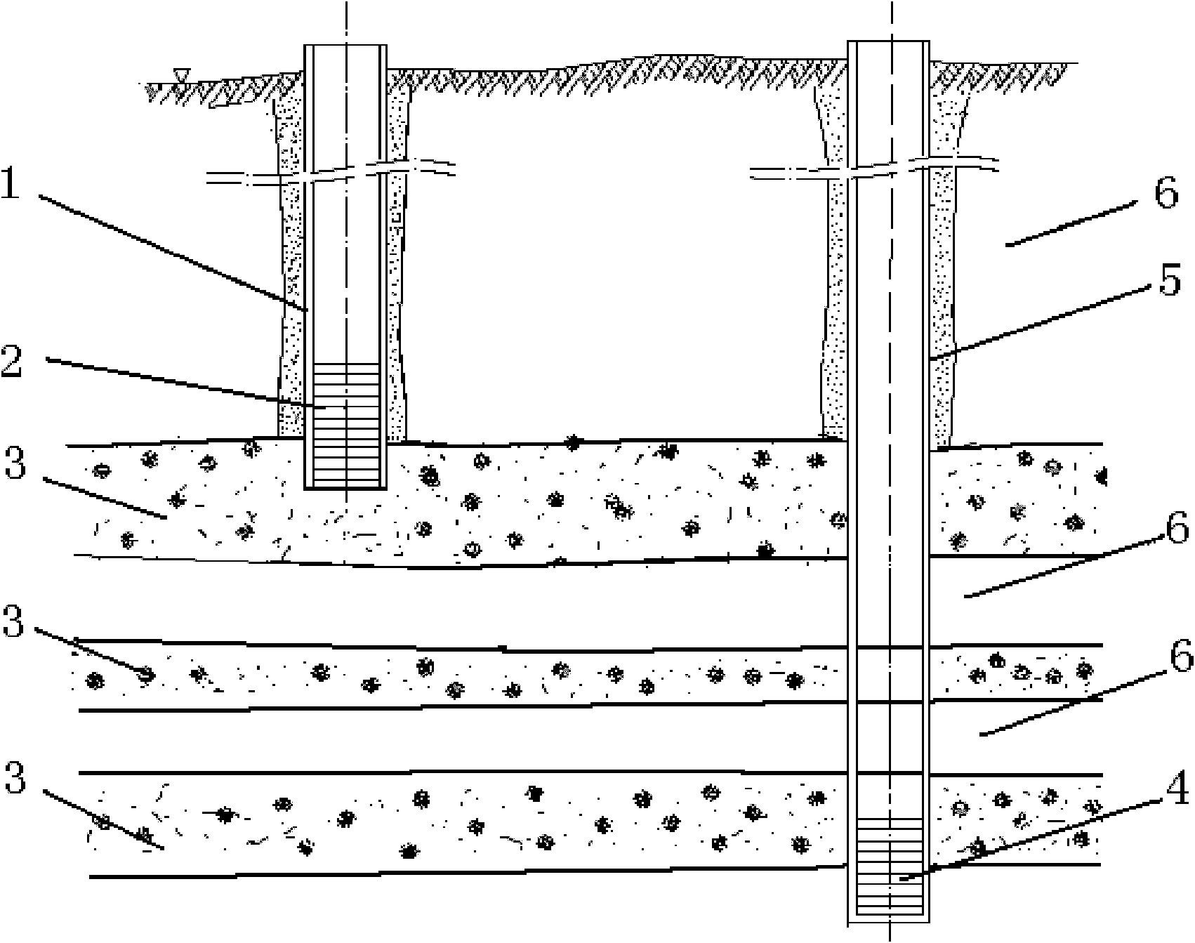 Method for arranging in-situ leaching hole drilling filter