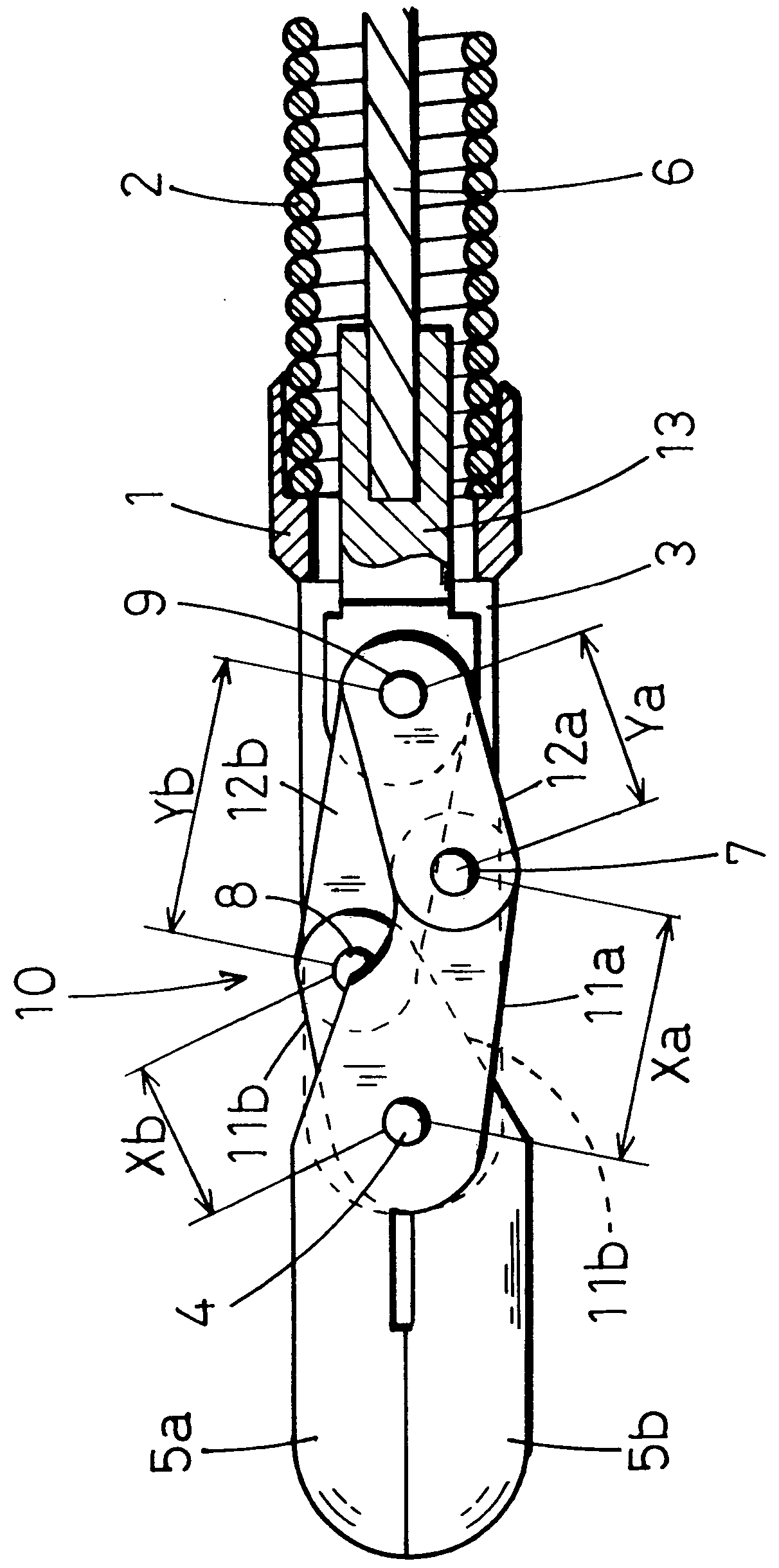 Treating instrument for endoscope