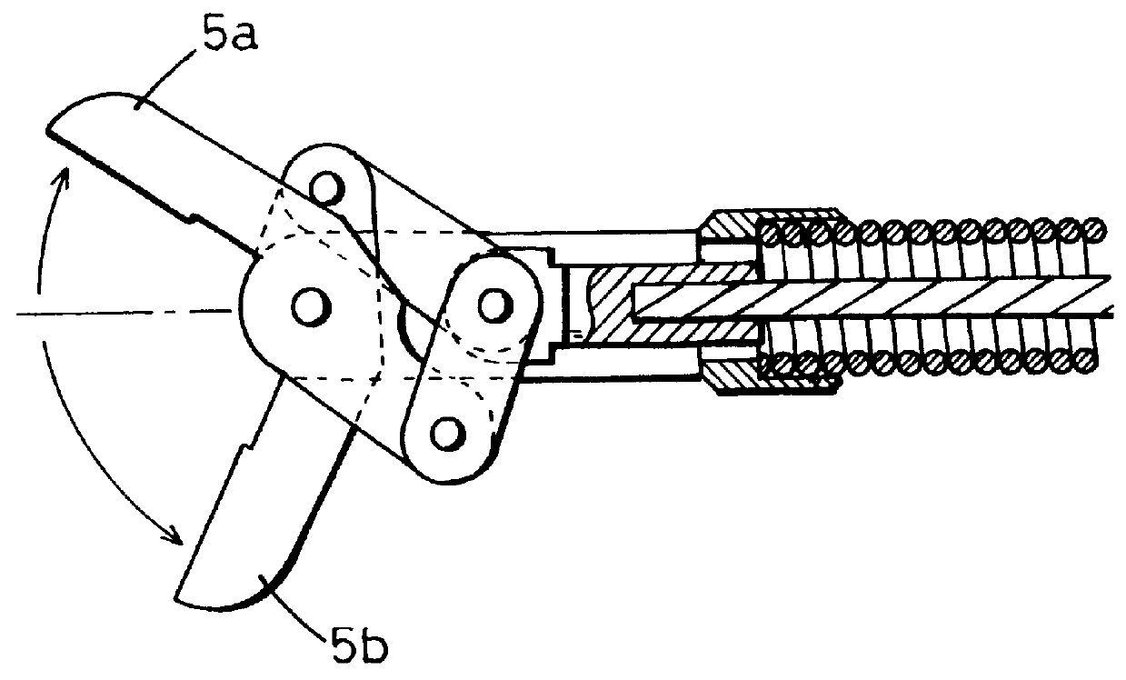 Treating instrument for endoscope