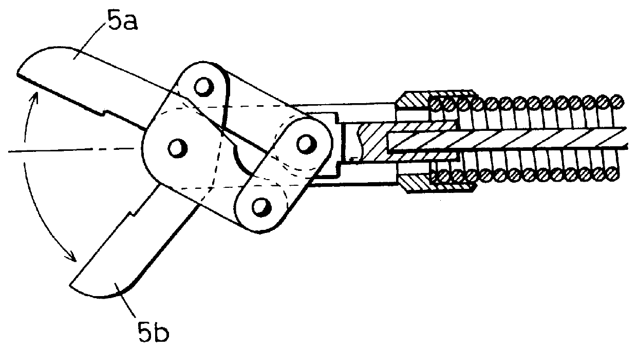 Treating instrument for endoscope