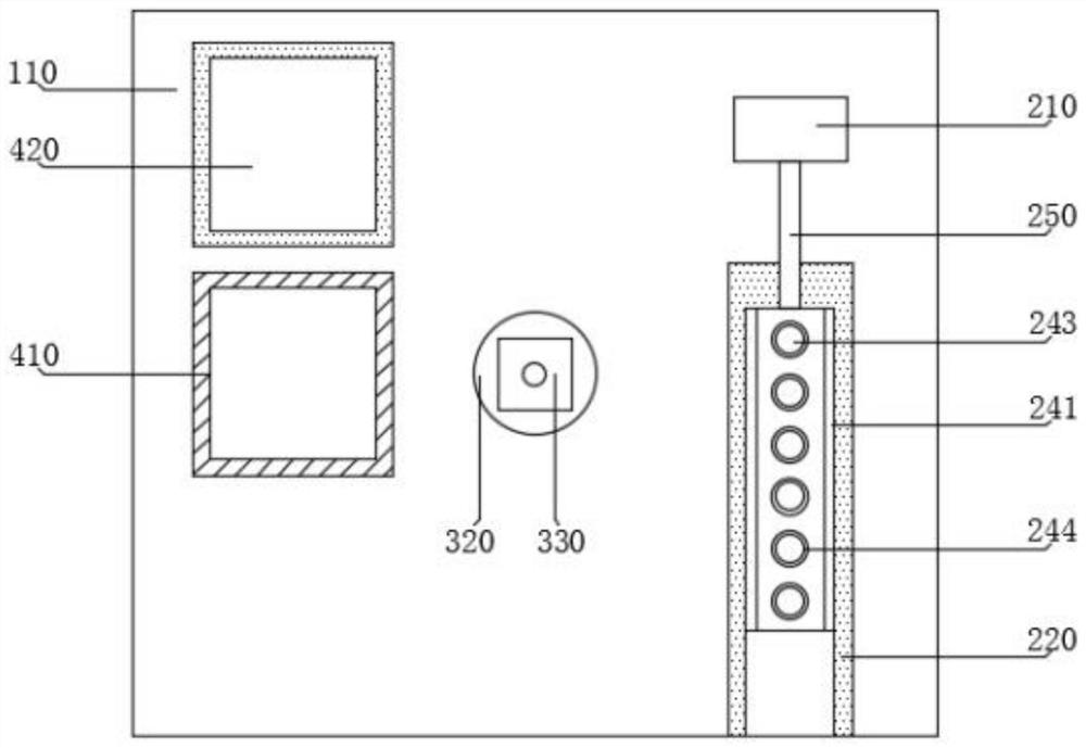 Automatic sample feeding device for measuring selenium content of hair based on fluorescence spectrum