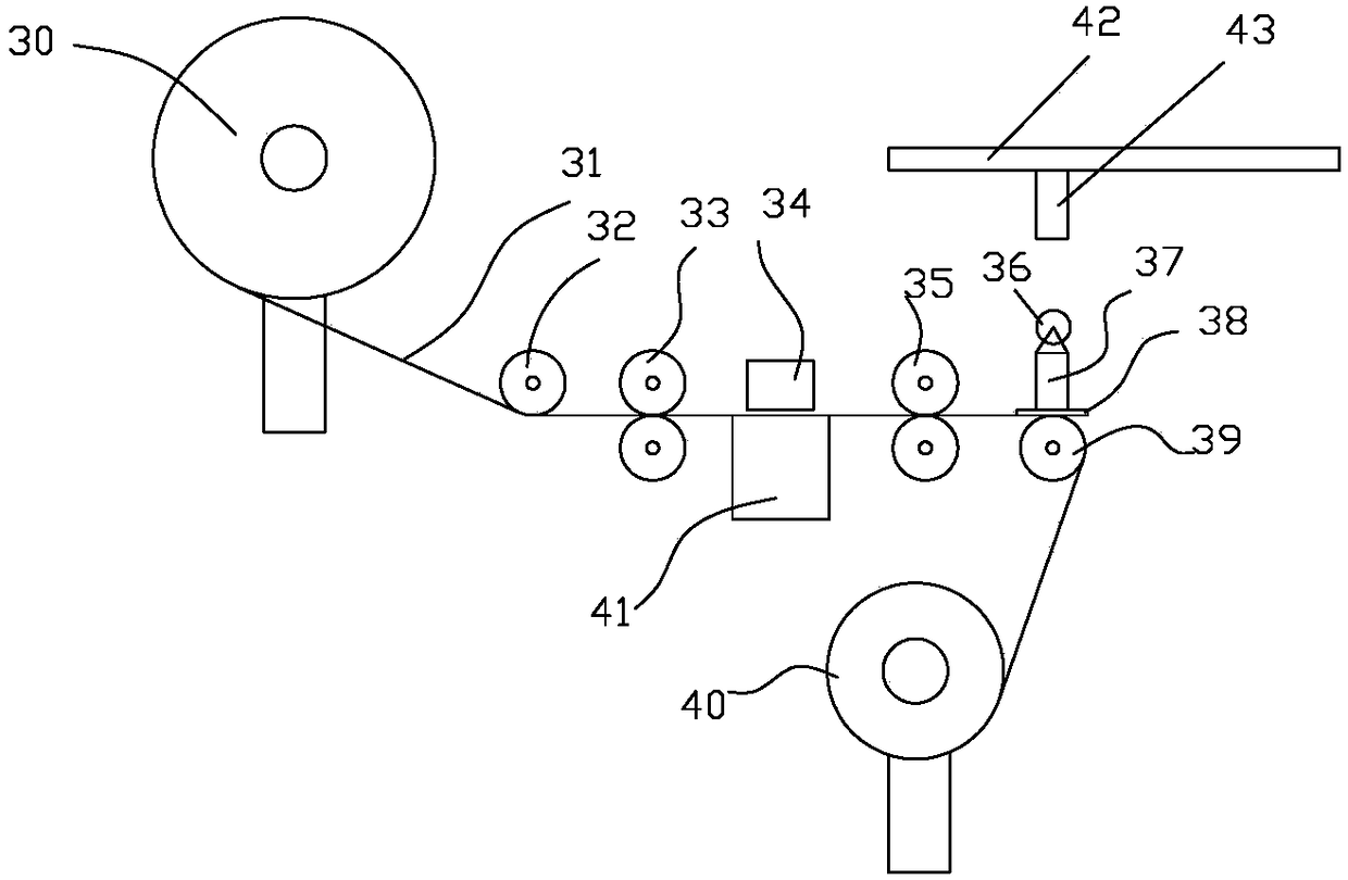 Reaction tube label printing, conveying and pasting method