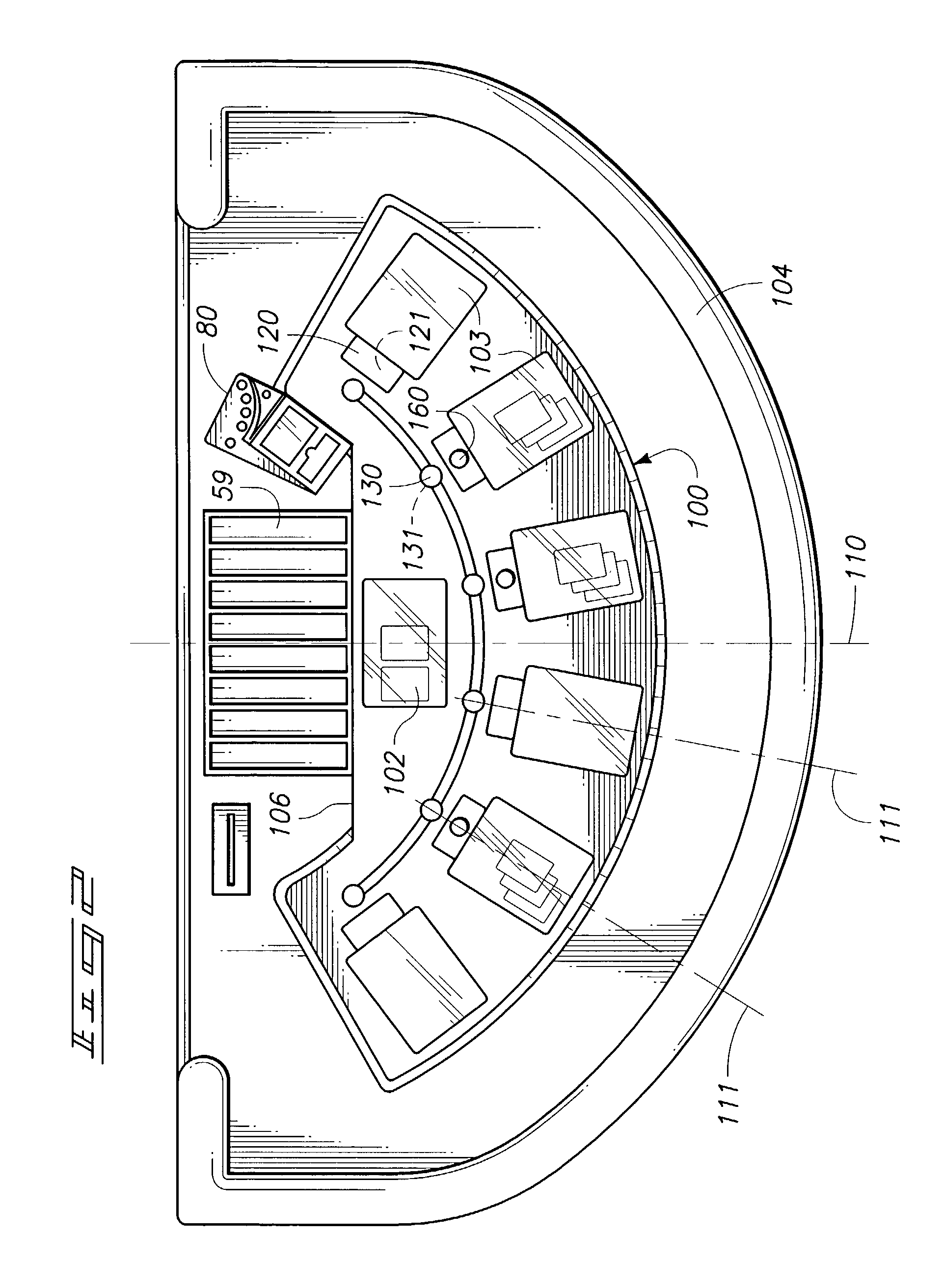 Automated system for playing casino games having changeable displays and play monitoring security features