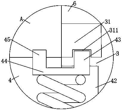 Acid fog collection spraying device