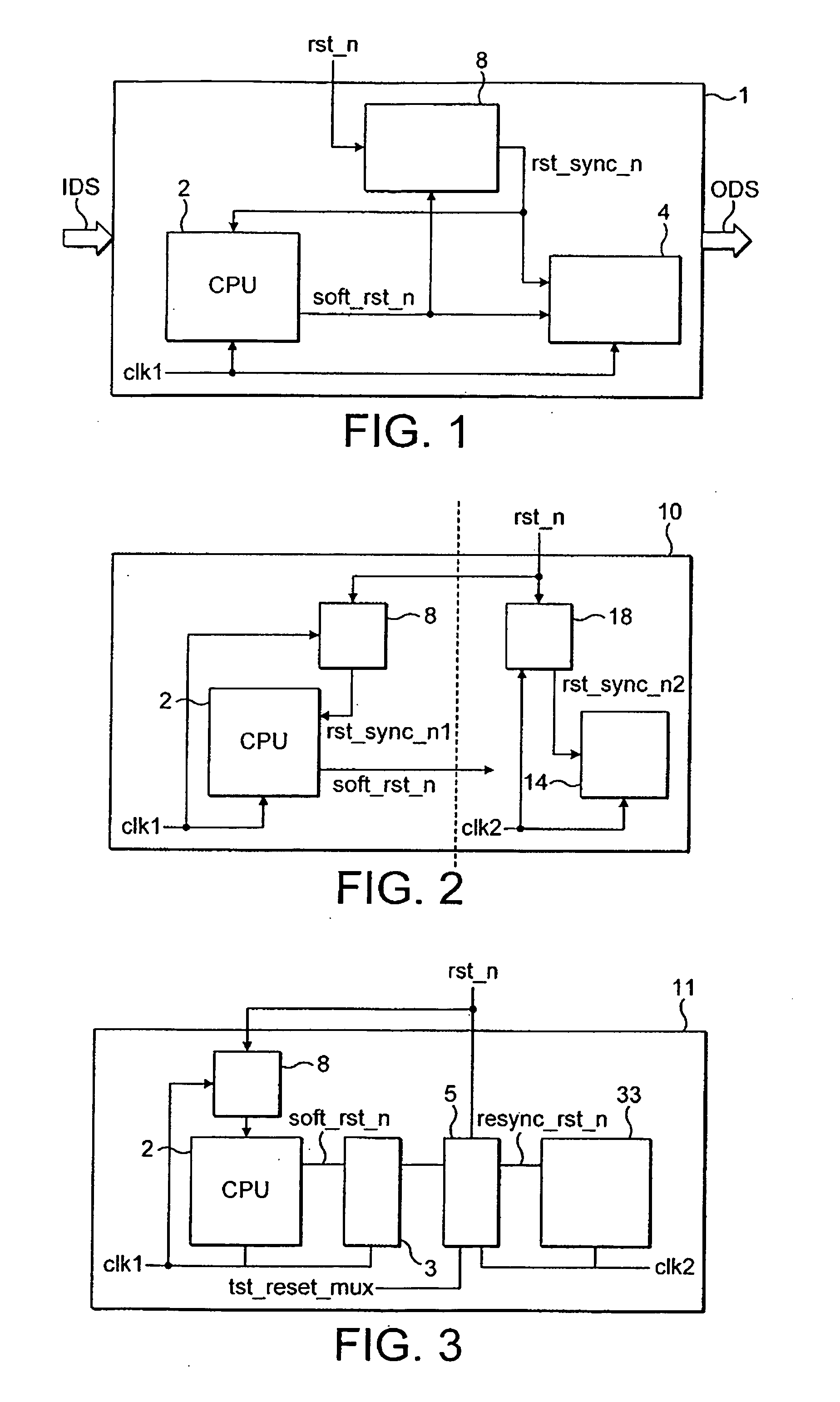 Reset in a system-on-chip circuit