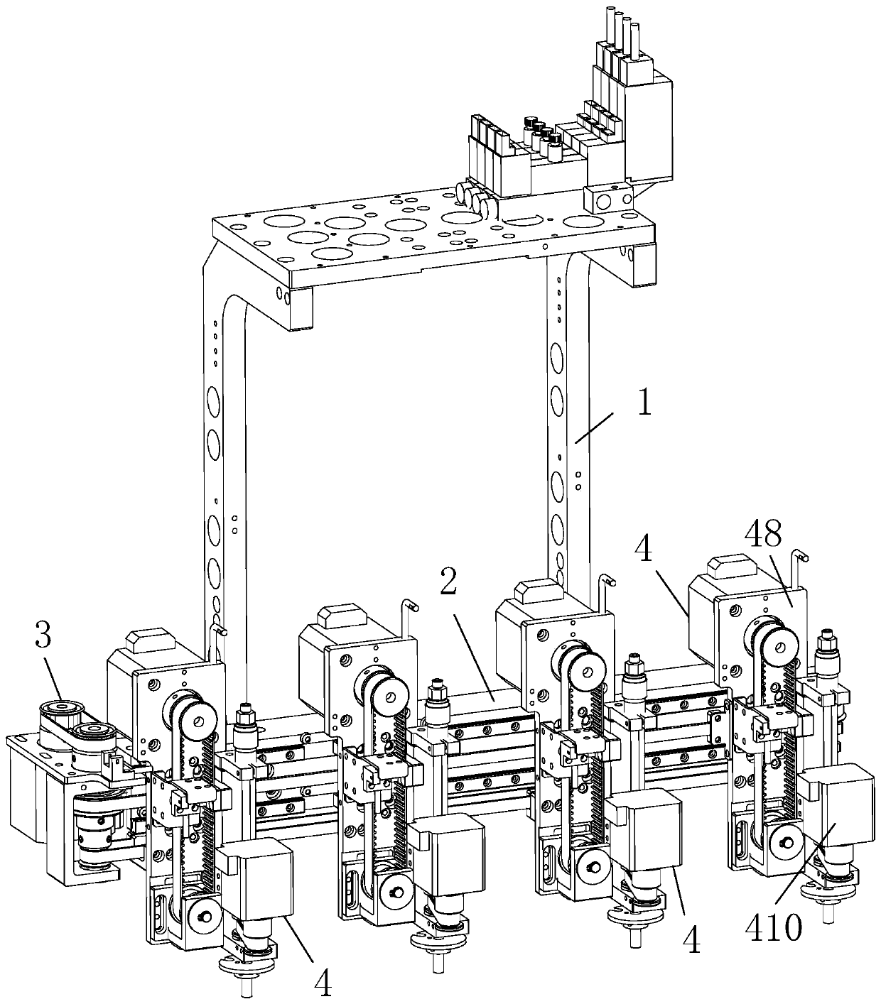 Fingerprint module test delivery device