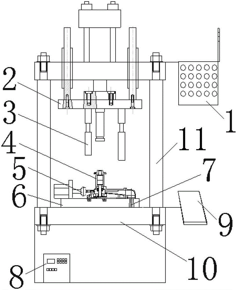 Water pump tightness test bench