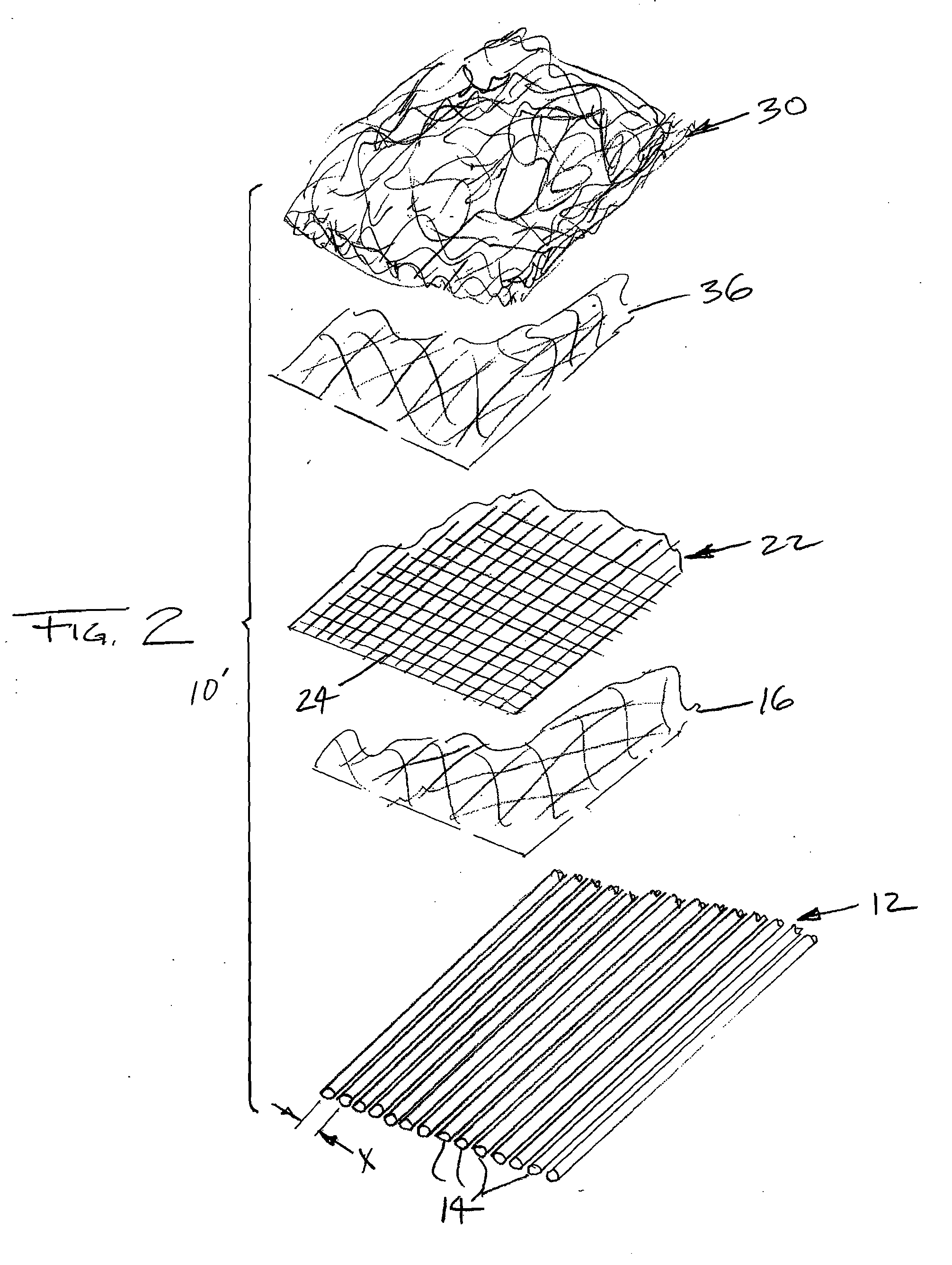 Nonwoven textile assembly, method of manufacture, and spirally wound press felt comprised of same