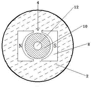 Electromagnetic yarn balance roller