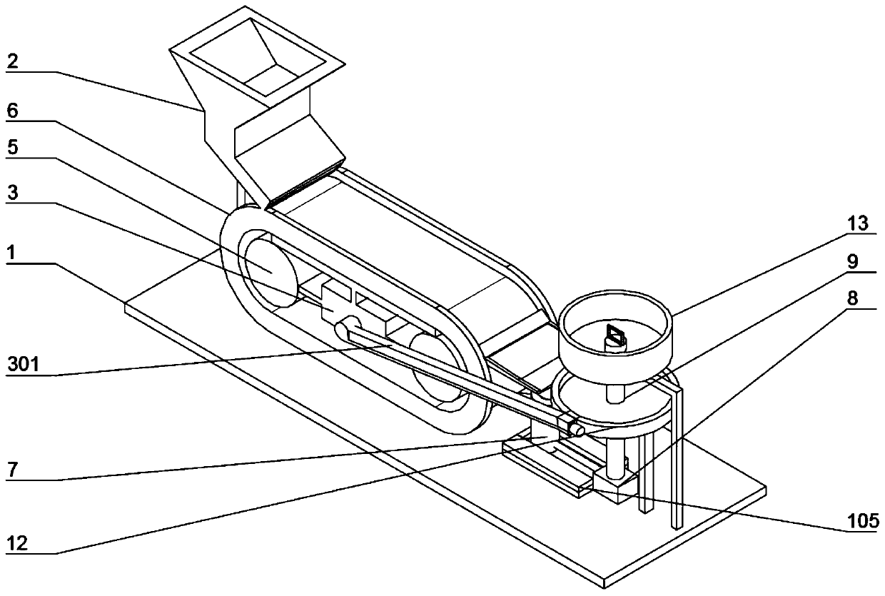 An energy-saving rice bran removal device