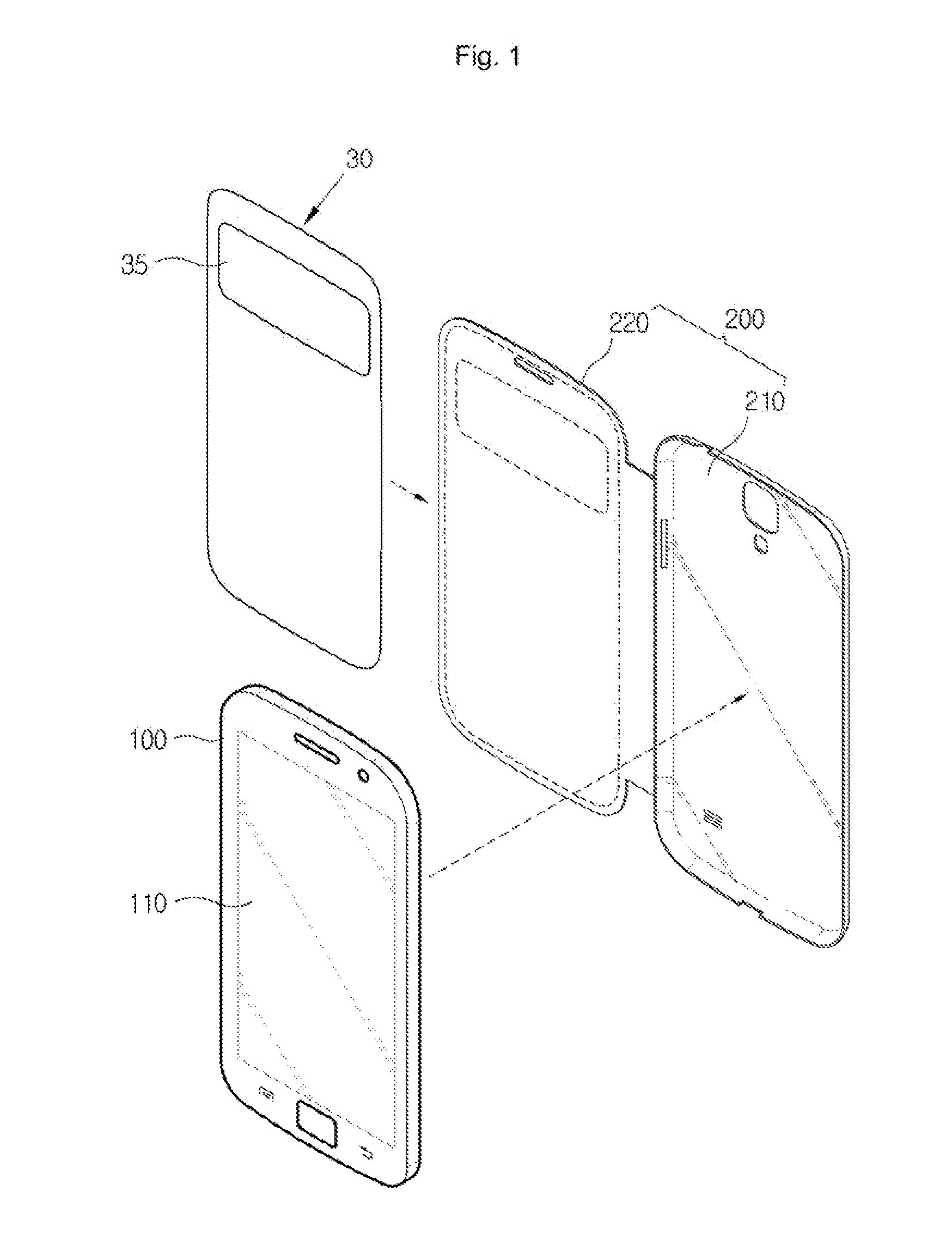 Mobile phone protection case film with transparent part and method for manufacturing same