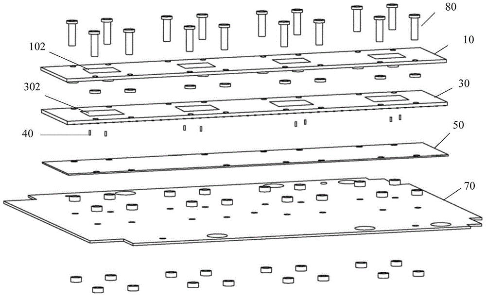 Multilayer antenna structure and antenna