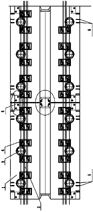 Repairable vibration-reducing track system of prefabricated steel spring floating plates